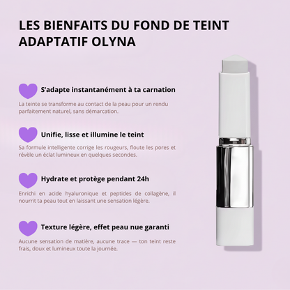 Fond de Teint Adaptatif – Teint Parfait, Naturel et Lumineux