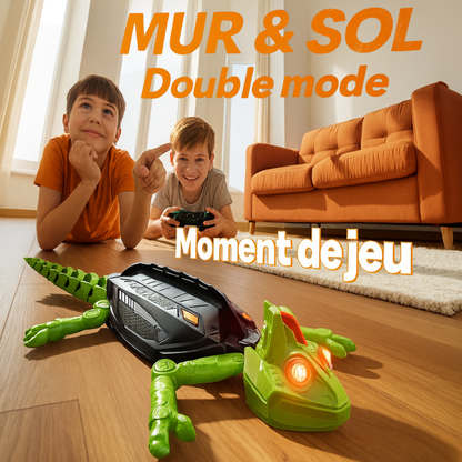 Gecko grimpeur télécommandé – Le jouet mural qui fascine les enfants