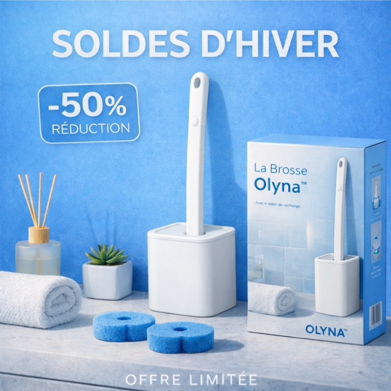 La Brosse Olyna™ : Le Système de Nettoyage WC Hygiénique Sans Contact