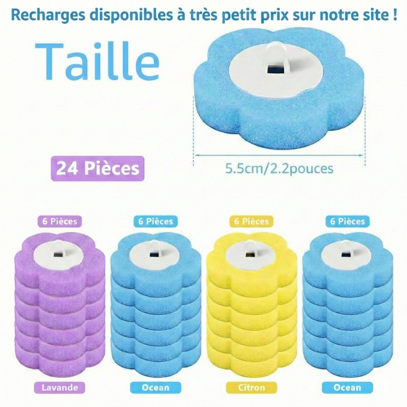 La Brosse Olyna™ : Le Système de Nettoyage WC Hygiénique Sans Contact