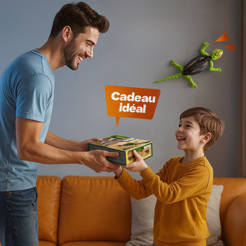 Gecko grimpeur télécommandé – Le jouet mural qui fascine les enfants