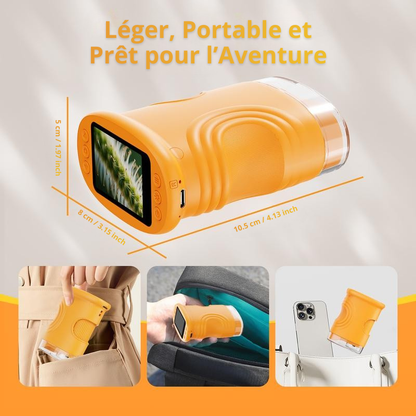 Microscope Numérique 1000× – Découvre l’Invisible